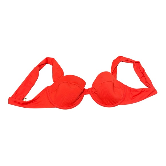 WEWOREWHAT Claudia Bikini Top in Spicy Orange - Picture 3 of 9